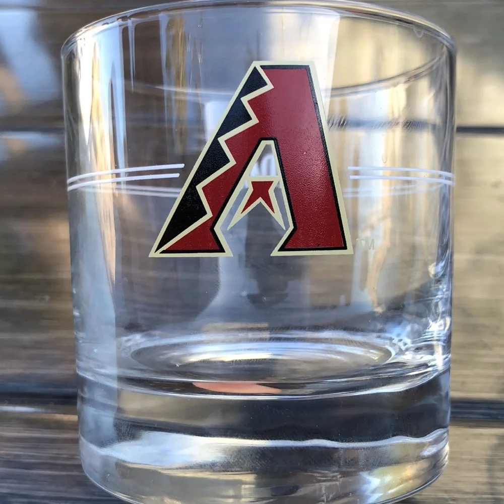 Jack Daniel's Arizona Diamondbacks Rocks Glass x6